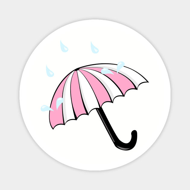 Under My Umbrella Magnet by traditionation